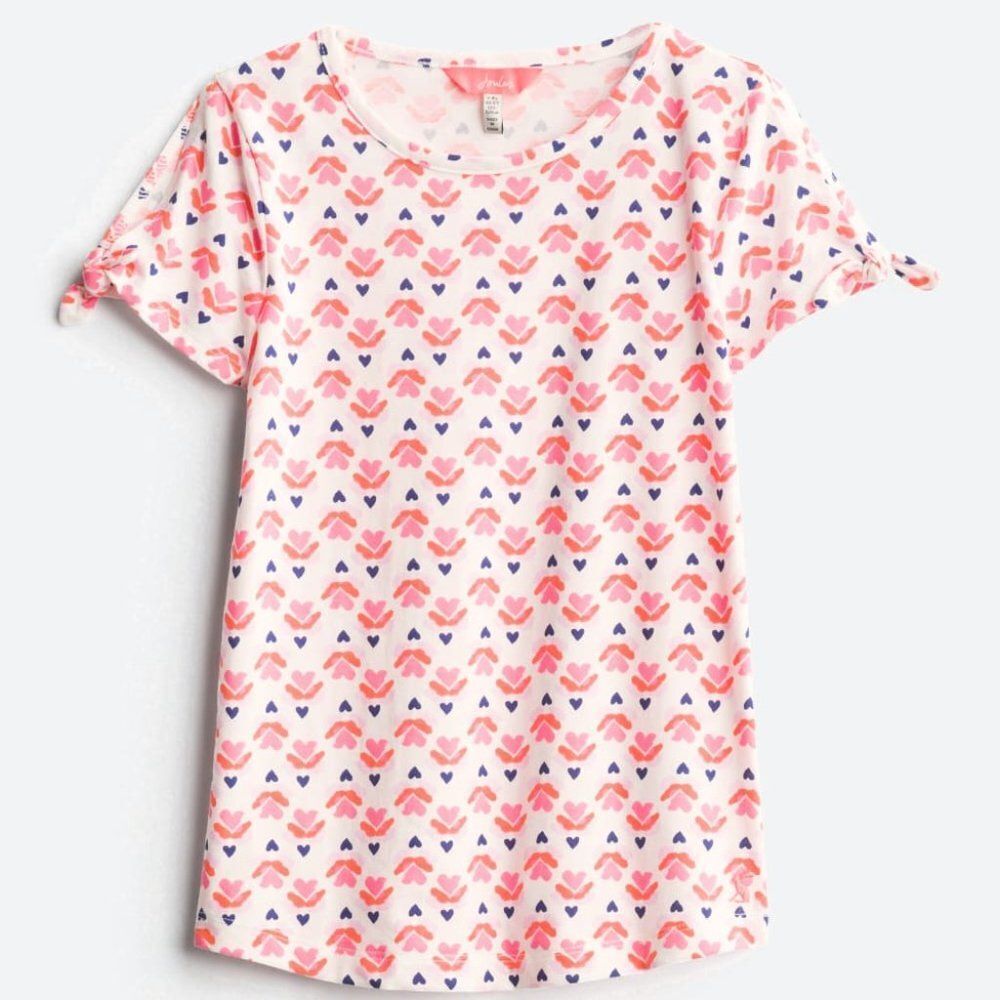 Girl's Liv Tie Sleeve T-shirt Top Sz 4